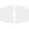 Ekena Millwork Kailey Architectural PVC Ceiling Medallion, 38"W x 25 3/8"H x 3"ID x 20 1/2"C x 1"P, Two-Piece CMP38X25KY2-03000 - alternate 4